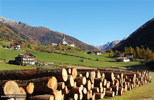 Sulla foto si vede la Valle Aurina